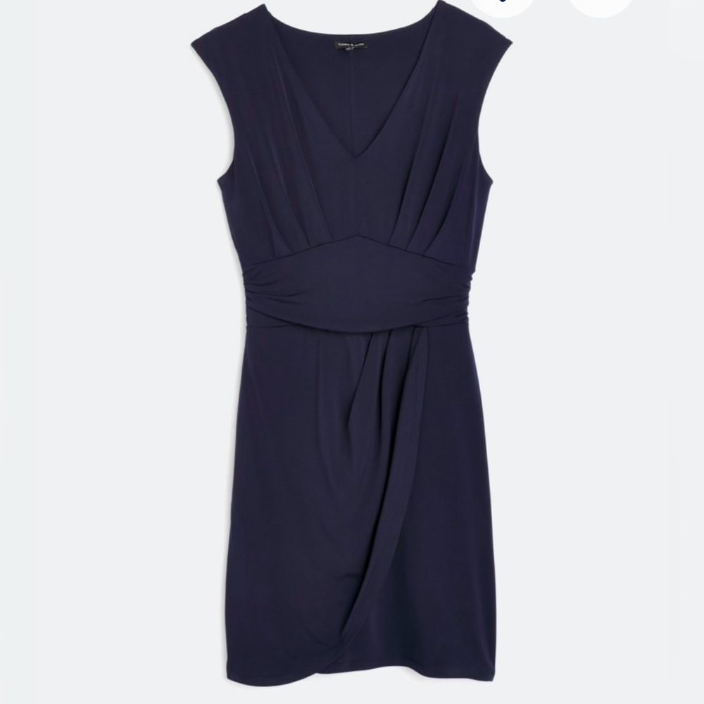 Violet & Roses Violet & Roses 
Chessa Fitted Faux Wrap dress